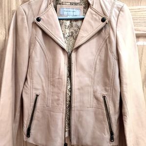 Andrew Marc New York Leather Moto Jacket